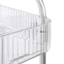 Carro de almacenamiento 3 niveles transparente 37x28x68 cm by , Cargo forklifts - Ref: Foro24-4012378, Price: 31,45 €, Discou...