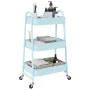 Carrito de almacenaje 3 niveles acero azul 42x41,5x77 cm von , Lastenstapler - Ref: Foro24-4012384, Preis: 34,28 €, Rabatt: %
