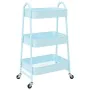 Carrito de almacenaje 3 niveles acero azul 42x41,5x77 cm von , Lastenstapler - Ref: Foro24-4012384, Preis: 34,28 €, Rabatt: %