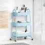 Carrito de almacenaje 3 niveles acero azul 42x41,5x77 cm von , Lastenstapler - Ref: Foro24-4012384, Preis: 34,28 €, Rabatt: %