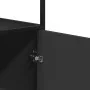 Aparador alto madera de ingeniería y metal negro 68x35x139 cm von , Sideboards - Ref: Foro24-849049, Preis: 114,64 €, Rabatt: %