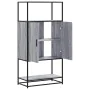 Aparador alto madera de ingeniería y metal gris Sonoma von , Sideboards - Ref: Foro24-849042, Preis: 90,87 €, Rabatt: %