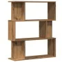 Estantería madera de ingeniería roble artisan 80x24x96 cm de , Librerías y estanterías - Ref: Foro24-855773, Precio: 57,12 €,...