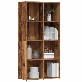 Estantería madera de ingeniería envejecida 66x30x130 cm by , Bookcases and shelves - Ref: Foro24-855778, Price: 79,84 €, Disc...