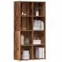 Estantería madera de ingeniería envejecida 66x30x130 cm de , Librerías y estanterías - Ref: Foro24-855778, Precio: 79,82 €, D...