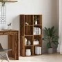 Estantería madera de ingeniería envejecida 66x30x130 cm de , Librerías y estanterías - Ref: Foro24-855778, Precio: 79,82 €, D...