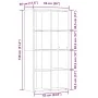 Estantería madera de ingeniería envejecida 66x30x130 cm de , Librerías y estanterías - Ref: Foro24-855778, Precio: 79,82 €, D...