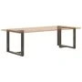 Patas mesa comedor forma T 2uds acero natural 90x35x(72-73)cm de , Patas para mesas - Ref: Foro24-4013067, Precio: 136,19 €, ...