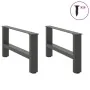 Patas de mesa de centro antracita 2uds acero 70x(30-31) cm by , Table legs - Ref: Foro24-4013270, Price: 66,37 €, Discount: %