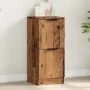 Aparador madera de ingeniería madera envejecida 30x30x70 cm de , Aparadores - Ref: Foro24-856959, Precio: 43,00 €, Descuento: %