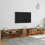 Mueble TV luces LED madera ingeniería envejecida 300x35x40 cm von , TV-Möbel - Ref: Foro24-3329169, Preis: 268,40 €, Rabatt: %