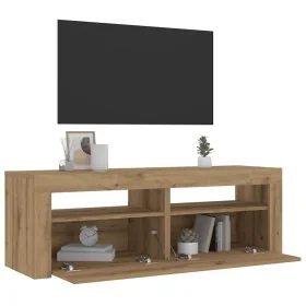 Mesitas de noche luces LEDs 2 uds roble artesanal 60x35x40 cm von , Nachttische - Ref: Foro24-3329162, Preis: 89,42 €, Rabatt: %