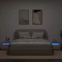 Mesitas de noche luces LEDs 2 uds roble artesanal 60x35x40 cm by , Nightstands - Ref: Foro24-3329162, Price: 89,42 €, Discoun...