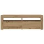Mesitas de noche luces LEDs 2 uds roble artesanal 60x35x40 cm by , Nightstands - Ref: Foro24-3329162, Price: 89,42 €, Discoun...