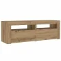 Mesitas de noche luces LEDs 2 uds roble artesanal 60x35x40 cm by , Nightstands - Ref: Foro24-3329162, Price: 89,42 €, Discoun...