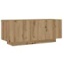 Mesita de noche madera de ingeniería roble artisian 100x35x40cm de , Mesitas de noche - Ref: Foro24-3329174, Precio: 90,86 €,...