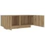 Mesita de noche madera de ingeniería roble artisian 100x35x40cm de , Mesitas de noche - Ref: Foro24-3329174, Precio: 90,86 €,...
