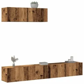 Conjunto de mueble de TV 3 piezas montado la pared madera vieja von , TV-Möbel - Ref: Foro24-3329205, Preis: 133,14 €, Rabatt: %