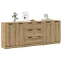 Aparadores 3 uds madera ingeniería roble artisian 60x30x70 cm by , Sideboards - Ref: Foro24-3329226, Price: 225,58 €, Discoun...