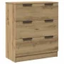 Aparadores 3 uds madera ingeniería roble artisian 60x30x70 cm by , Sideboards - Ref: Foro24-3329226, Price: 225,58 €, Discoun...