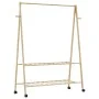 Perchero con estantes y ruedas 132x45,5x155,5 cm bambú von , Kommoden-Organizer und Bar-Kleiderbügel - Ref: Foro24-4008911, P...