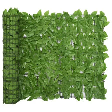 Balcony awning with green leaves 600x100 cm by vidaXL, Umbrellas - Ref: Foro24-315502, Price: 59,57 €, Discount: %