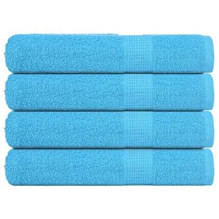 Toallas de sauna 4 uds 100% algodón turquesa 80x200 cm 360 gsm by , Towels - Ref: Foro24-136984, Price: 49,92 €, Discount: %