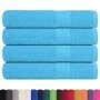 Toallas de sauna 4 uds 100% algodón turquesa 80x200 cm 360 gsm by , Towels - Ref: Foro24-136984, Price: 49,92 €, Discount: %