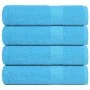 Toallas de ducha 4 uds 100% algodón turquesa 70x140 cm 360 gsm by , Towels - Ref: Foro24-136978, Price: 35,14 €, Discount: %