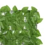 Balcony awning with green leaves 600x100 cm by vidaXL, Umbrellas - Ref: Foro24-315502, Price: 59,57 €, Discount: %