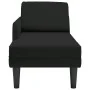 Tumbona con almohada y reposabrazo derecho terciopelo negro von , Tagesbetten - Ref: Foro24-4009812, Preis: 96,26 €, Rabatt: %