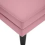 Tumbona con almohada y reposabrazo derecho terciopelo rosa by , Daybeds - Ref: Foro24-4009810, Price: 149,91 €, Discount: %