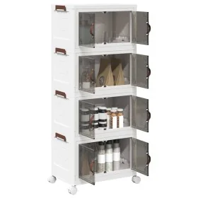 Caja de almacenamiento apilable con ruedas 4 niveles 28 L by , Cargo forklifts - Ref: Foro24-4012371, Price: 72,53 €, Discoun...