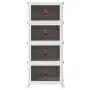 Caja de almacenamiento apilable con ruedas 4 niveles 28 L by , Cargo forklifts - Ref: Foro24-4012371, Price: 72,53 €, Discoun...