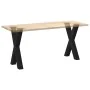 Patas para mesa de comedor en forma de X 2 uds acero negro by , Table legs - Ref: Foro24-4012972, Price: 92,94 €, Discount: %