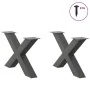 Patas para mesa de centro en forma de X 2 uds antracita acero von , Tischbeine - Ref: Foro24-4012966, Preis: 94,34 €, Rabatt: %