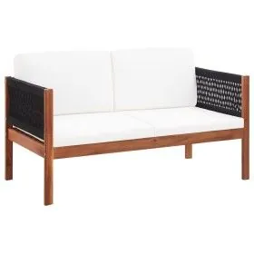 2-Sitzer-Gartensofa aus massivem Akazienholz von vidaXL, Outdoor-Sofas - Ref: Foro24-46341, Preis: 208,43 €, Rabatt: %