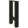 Patas de mesa de centro acero negro 2 uds 28x(42-43) cm by , Table legs - Ref: Foro24-4013272, Price: 53,07 €, Discount: %