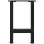 Patas de mesa de centro acero negro 2 uds 28x(42-43) cm by , Table legs - Ref: Foro24-4013272, Price: 53,07 €, Discount: %