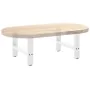 Patas de mesa de centro acero blanco 2 uds 60x(42-43) cm by , Table legs - Ref: Foro24-4013285, Price: 65,63 €, Discount: %