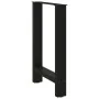 Patas de mesa de centro acero negro 2 uds 50x(72-73) cm de , Patas para mesas - Ref: Foro24-4013300, Precio: 85,23 €, Descuen...