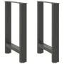 Patas de mesa de centro antracita 2 uds 50x(72-73)cm acero von , Tischbeine - Ref: Foro24-4013302, Preis: 84,88 €, Rabatt: %