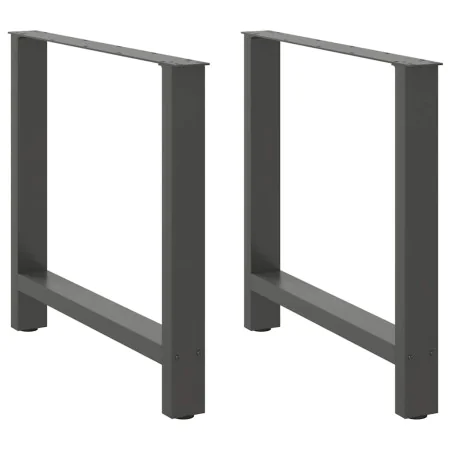 Patas de mesa de centro antracita 2 uds 80x(72-73) cm acero von , Tischbeine - Ref: Foro24-4013314, Preis: 97,07 €, Rabatt: %