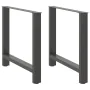 Patas de mesa de centro antracita 2 uds 80x(72-73) cm acero von , Tischbeine - Ref: Foro24-4013314, Preis: 97,07 €, Rabatt: %