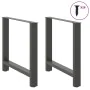 Patas de mesa de centro antracita 2 uds 80x(72-73) cm acero von , Tischbeine - Ref: Foro24-4013314, Preis: 97,07 €, Rabatt: %