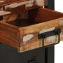 Mesitas de noche 2 uds multicolor madera maciza rugosa mango by , Nightstands - Ref: Foro24-4013562, Price: 218,88 €, Discoun...