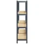 Estante almacenaje 4 niveles 2 uds acero y madera contrachapada by , Industrial shelving - Ref: Foro24-4016937, Price: 69,96 ...