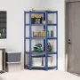 Estantería esquina 5 niveles madera contrachapada y acero azul von , Industrieregale - Ref: Foro24-4016954, Preis: 86,35 €, R...