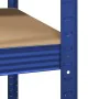 Estantería esquina 5 niveles madera contrachapada y acero azul von , Industrieregale - Ref: Foro24-4016954, Preis: 86,35 €, R...