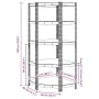 Estantería esquina 5 niveles madera contrachapada y acero azul von , Industrieregale - Ref: Foro24-4016954, Preis: 86,35 €, R...